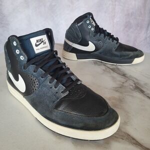 Nike SB Paul Rodriguez Size 8 CharcoalGray/Black Men's High Top 616355-410